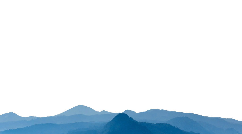 Midground image of mountain range
